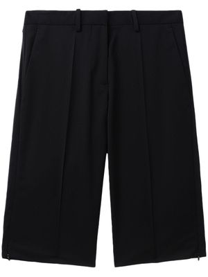 Helmut Lang pleat-detail tailored shorts - Black