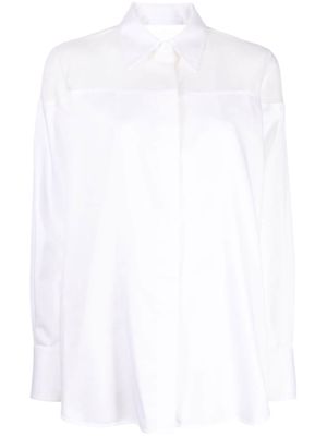 Helmut Lang poplin tuxedo shirt - White