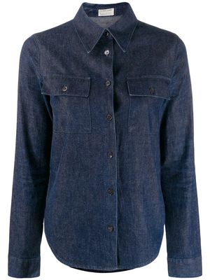 Helmut Lang Pre-Owned flap pocket denim shirt - Blue