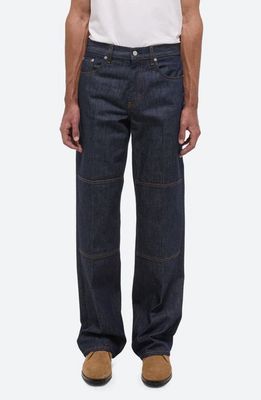 Helmut Lang Raw Denim Carpenter Jeans in Raw Indigo