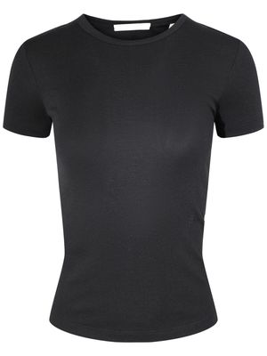 Helmut Lang Shrunken ribbed-knit top - Black