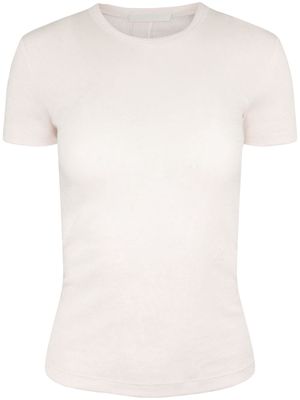 Helmut Lang Shrunken ribbed-knit top - Neutrals