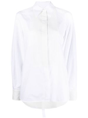 Helmut Lang Tuxedo cut-out shirt - White
