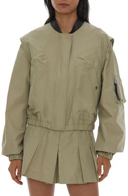 Helmut Lang Utility Bomber Jacket in Uniform Khaki