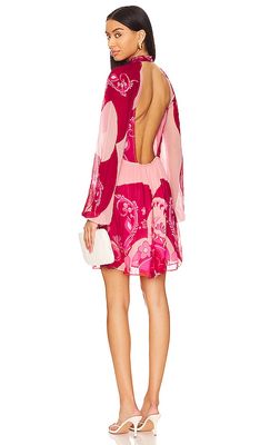 HEMANT AND NANDITA X Revolve Malak Mini Dress in Pink