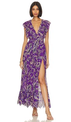 HEMANT AND NANDITA x REVOLVE Tula Sleeveless Dress in Purple