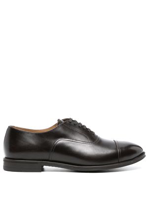 Henderson Baracco almond-toe leather Oxford shoes - Brown