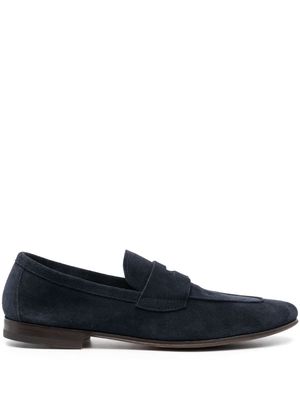 Henderson Baracco Capri suede loafers - Blue