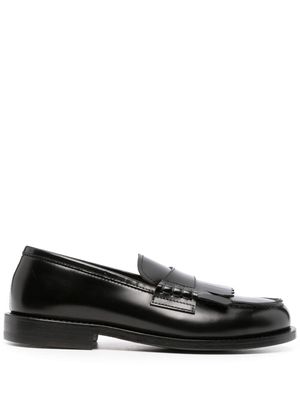 Henderson Baracco fringed leather loafers - Black