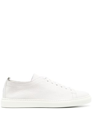 Henderson Baracco grained-texture low-top sneakers - White