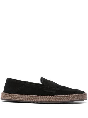 Henderson Baracco Gyaros suede espadrilles - Black