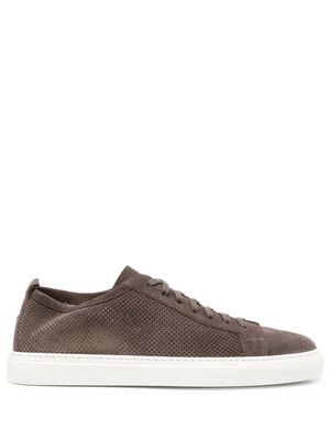 Henderson Baracco Iconic low-top suede sneakers - Brown