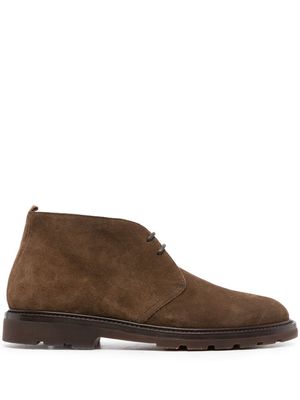 Henderson Baracco lace-up suede Desert boots - Brown