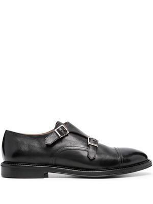Henderson Baracco monk-strap leather loafers - Black