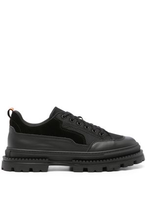 Henderson Baracco panelled lace-up sneakers - Black