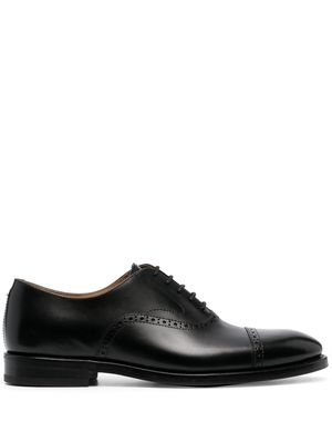 Henderson Baracco polished-finish leather oxford shoes - Black