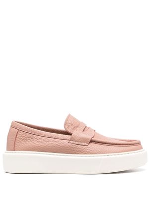 Henderson Baracco slip-on platform-sole loafers - Pink
