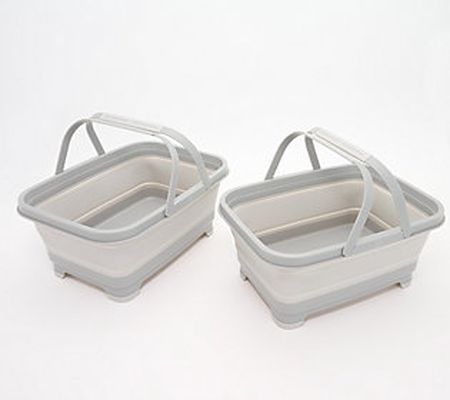Henning Lee Set of 2 Collapsible Draining Baskets