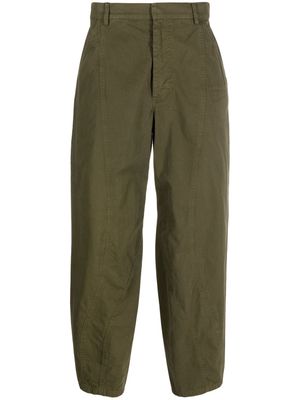 Henrik Vibskov Engineered D organic cotton trousers - Green