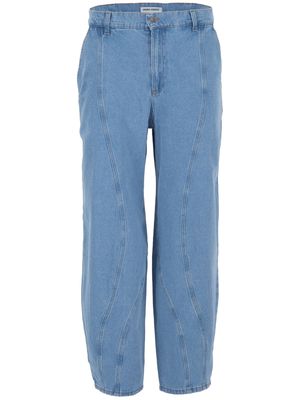 Henrik Vibskov Engineered D straight trousers - Blue