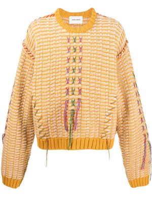 Henrik Vibskov Hank Out trico-knit jumper - Yellow