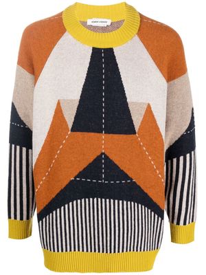 Henrik Vibskov intarsia-knit design jumper - Neutrals
