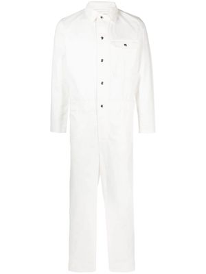 Henrik Vibskov long-sleeve cotton jumpsuit - White