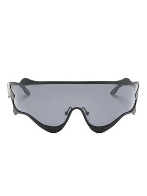 Henrik Vibskov Octane shield-frame sunglasses - Black