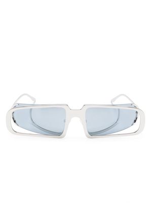 Henrik Vibskov oversized-frame tinted sunglasses - Silver