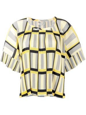Henrik Vibskov Pina plissé blouse - Yellow