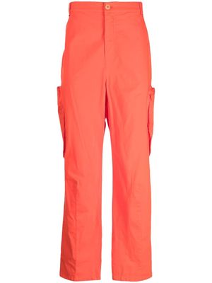 Henrik Vibskov straight-leg cargo trousers - Orange