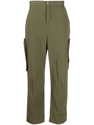 Henrik Vibskov straight-leg cotton cargo trousers - Green