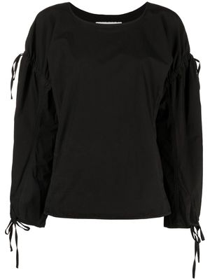 Henrik Vibskov Tapas round-neck cotton blouse - Black