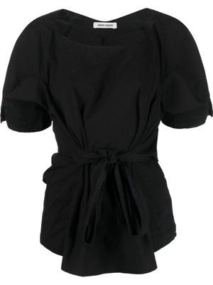 Henrik Vibskov tied-waist detail blouse - Black