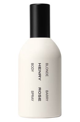 HENRY ROSE Blonde Barry Body Spray 