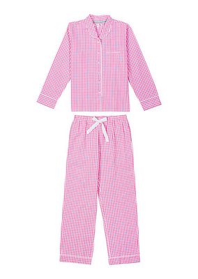 Hepburn Gingham Print Pajama Set