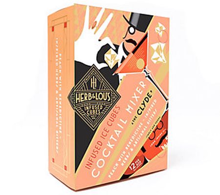 Herb & Lou's 24 Peach Cosmopolitan Cocktail Mix er Cubes