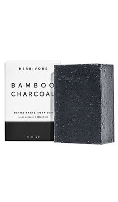 Herbivore Botanicals Bamboo Charcoal Cleansing Bar Soap in All.