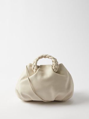 Hereu - Bombon Braided-handle Cross-body Bag - Womens - Cream