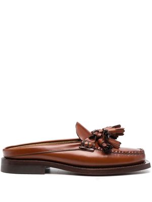 Hereu Cairel slip-on leather loafers - Brown