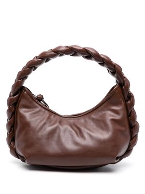 Hereu Espiga Shiny leather shoulder bag - Brown