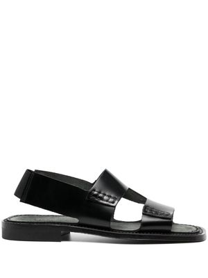 Hereu Llaut leather sandals - Black