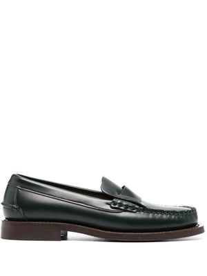 Hereu Sineu panelled leather loafers - Green