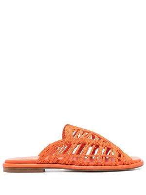 Hereu woven open-toe sandals - Orange