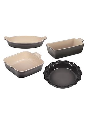 Heritage 4-Piece Stoneware Bakeware Essentials Set