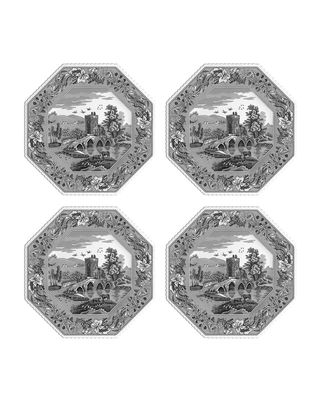 Heritage Lucano Octagonal Plates, Set of 4