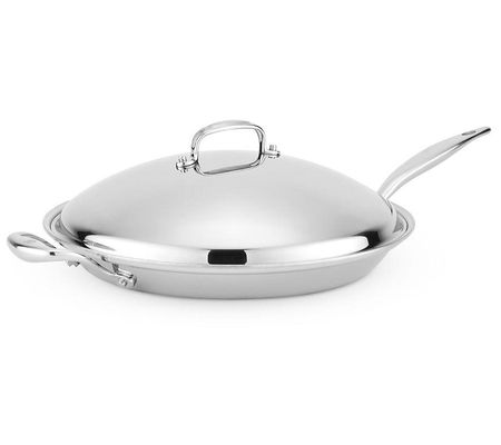 Heritage Steel 13.5 in French Skillet with Lid