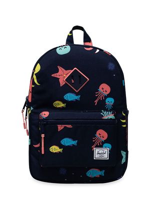Heritage Youth Into The Sea Backpack - Navy Multi - Navy Multi