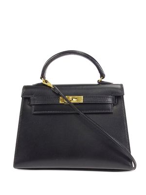 Hermès 1992 pre-owned mini Kelly 15 two-way bag - Black