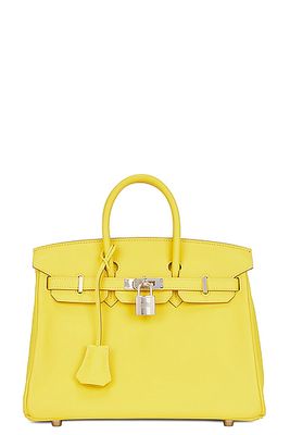Hermes Birkin 25cm Handbag in Yellow